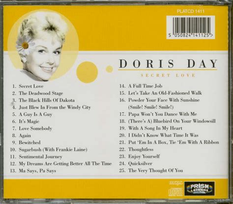 Doris Day CD: Secret Love (CD) - Bear Family Records