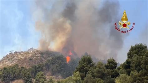 Incendi Nel Palermitano Mezzi Aerei In Azione YouTube