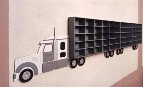 Toy Shelf Storage For Hot Wheels Car Section Playroom Storage Truck Toy Car Shelf Gift For