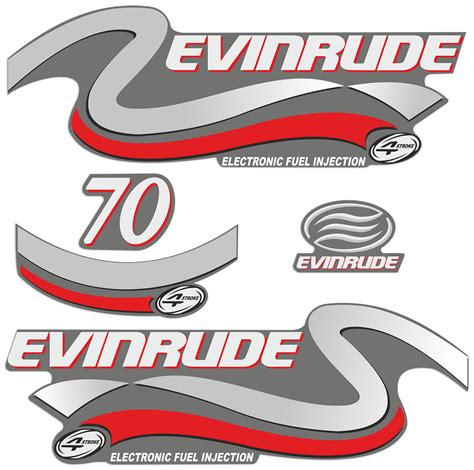 EVINRUDE 70 1985 Outboard Decal Set Replica Agrohort Ipb Ac Id