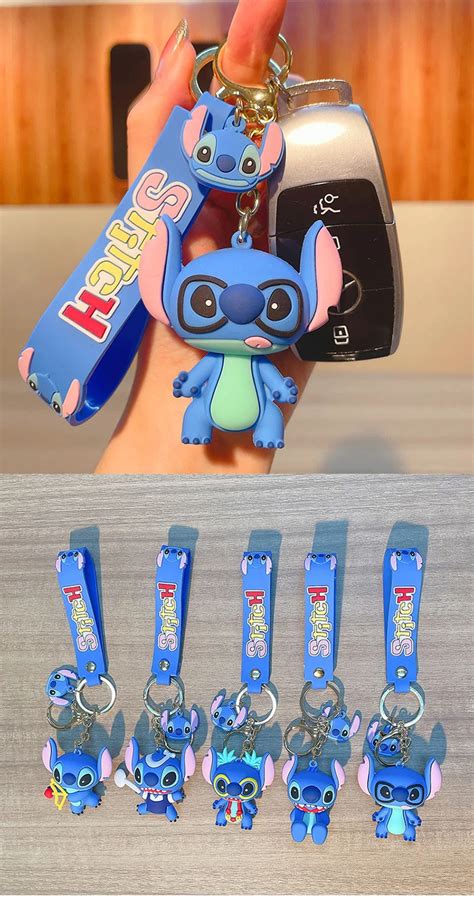 Promotional D Cartoon Anime Kawaii Disneys Stitch Keychain Custom