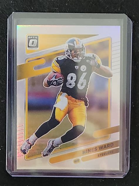 Hines Ward 2021 Donruss Optic Silver Holo Prizm SP Steelers EBay