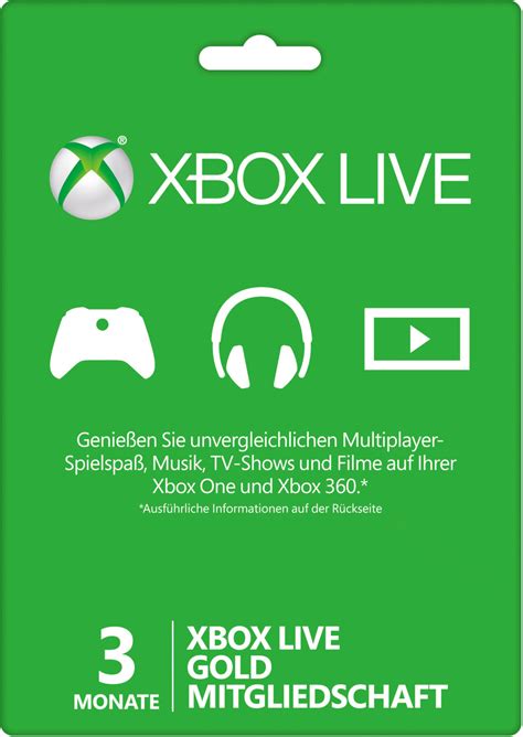 Microsoft Xbox Live Gold 3 Monate Ab 2796 € Preisvergleich Bei