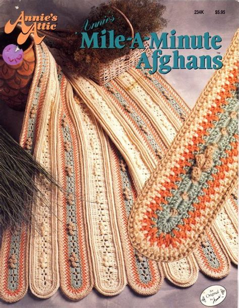 Annie S Mile A Minute Afghans Annie S Attic Book K