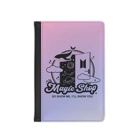 Bts Passport Coverbts Inspired Passport Coverbts Magic Shop Etsy