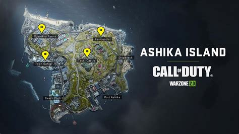 Meilleurs Sites D Atterrissage Sur L Le D Ashika Dans Warzone