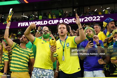 Fans Of Brazil During The Fifa World Cup Qatar 2022 Quarter Final