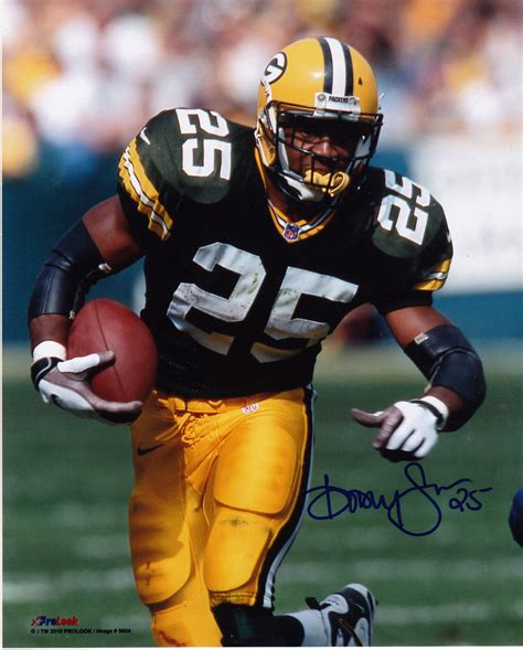 Dorsey Levens Green Bay Packers Action Signed X Ebay