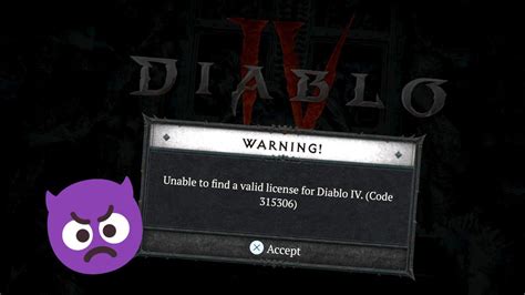 Diablo 4 Error Code 315306 Causes Valid License Issues On PlayStation