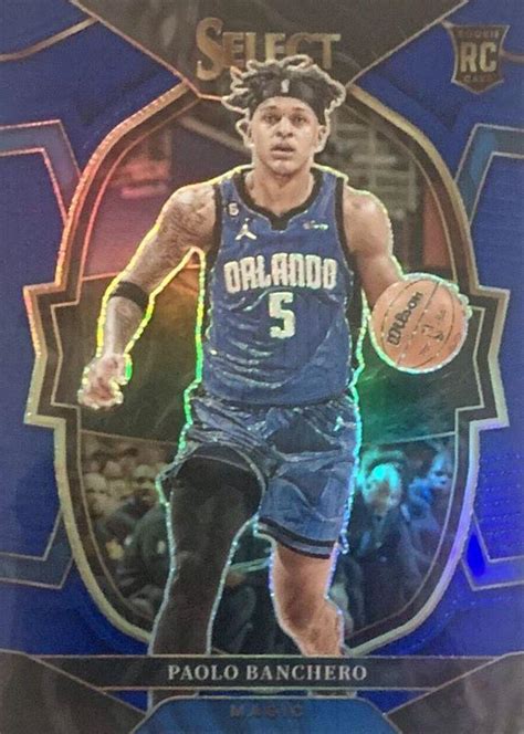 Paolo Banchero Blue Prizm Prices Panini Select