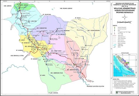 Peta Kota Peta Kabupaten Kepahiang