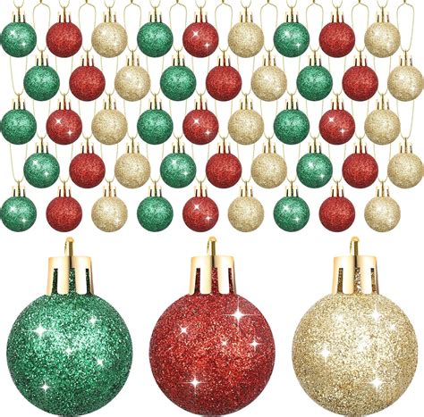 Amazon Liliful Pcs Mini Christmas Balls Mini Xmas Ball Tree