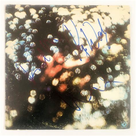 Obscured By Clouds Vinyl Record Album Signed By 3 With Roger Waters Richard Wright And Nick