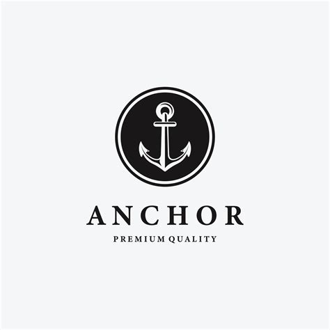 Minimalist Anchor Logo Design