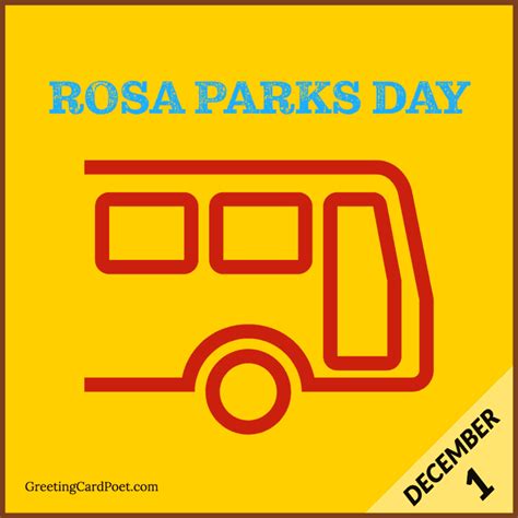 Rosa Parks Day - History, FAQs, Quotes | Greeting Card Poet