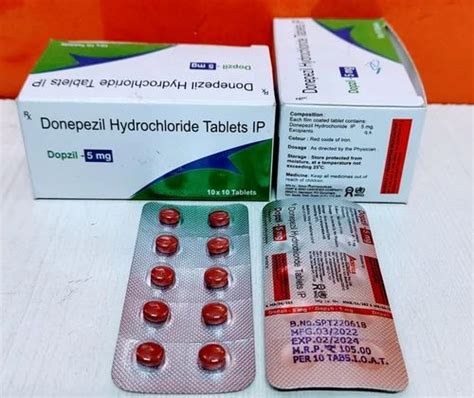 Donepezil Hydrochloride 5mg Tablets At Rs 70 Stripe Donepezil