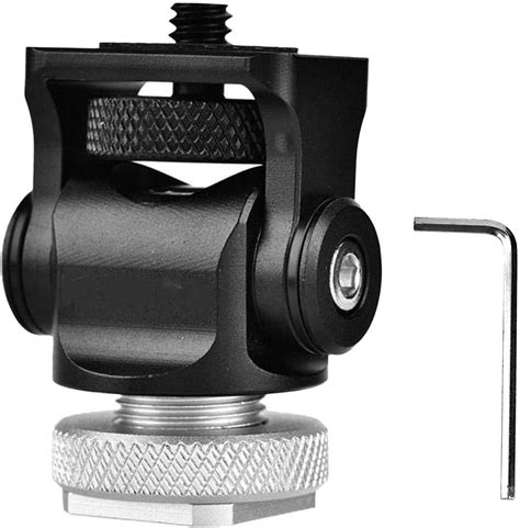 Hot Shoe Mount Shoe Fixing Bracket SLR Camera Mount Base Kit With Spanner Shoe Mount Bracket