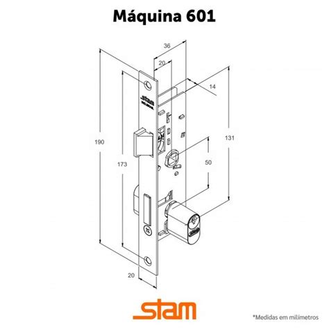 Fechadura Ix310 Broca 20mm Espelho Inox Polido Externa LOJA STAM