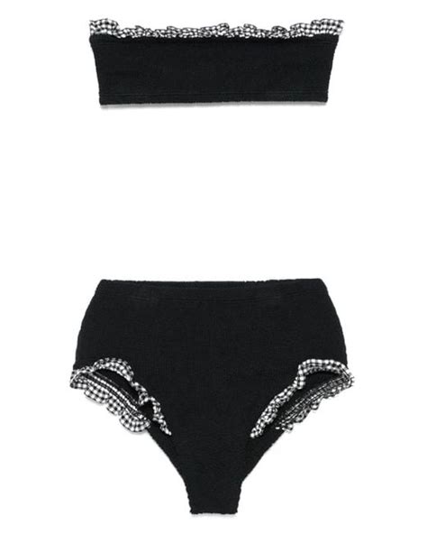 Hunza G Peggy Bikini In Black Lyst UK