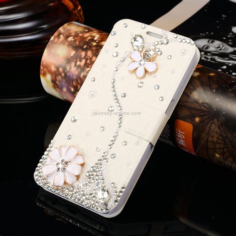 SUNSKY Fevelove For Galaxy S7 G930 Diamond Encrusted Pearl Flower