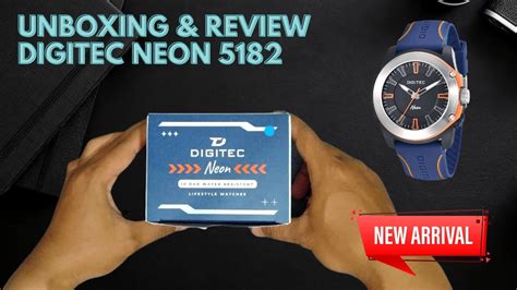 Unboxing Dan Review Jam Tangan Digitec Neon DN 5182 Original TERBARU