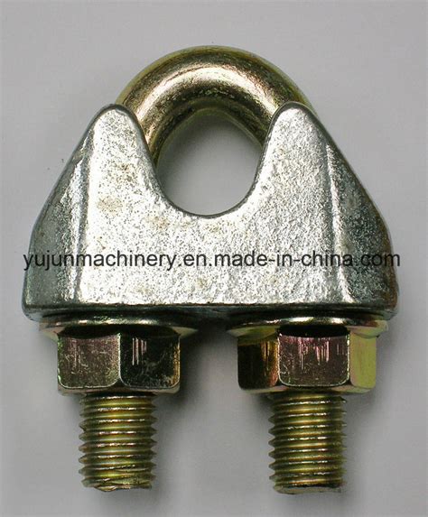 Din Zinc Plated Malleable Iron Wire Rope Clips China Wire Rope