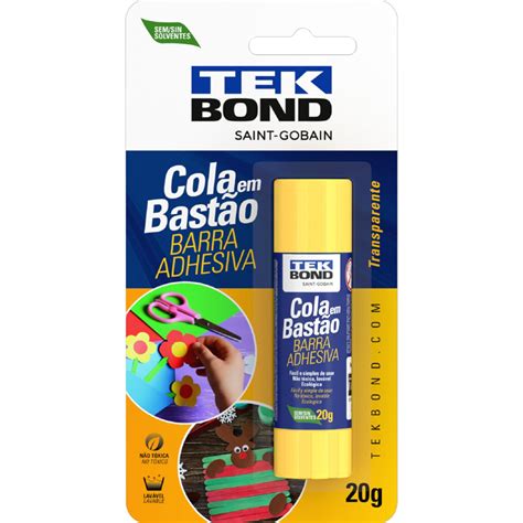 Cola Bastão Escolar Blister 20g Tekbond Hayamax