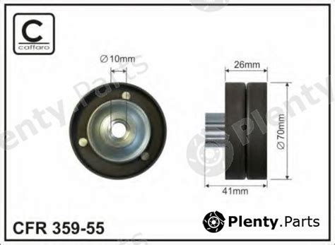 Caffaro Part Deflection Guide Pulley V Ribbed Belt