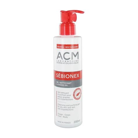 Acm S Bionex Gel Nettoyant Et Purifiant Peaux Grasses Ml