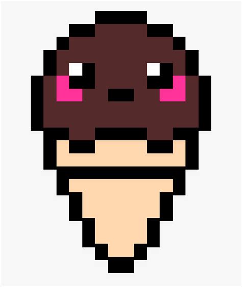 Pixel Art Easy Ice Cream Easy Cute Pixel Art Free Transparent