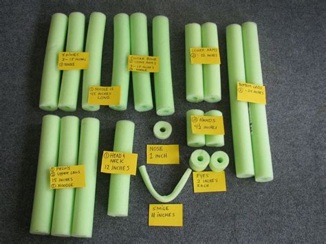 Pool Noodle Man 13 Steps Instructables