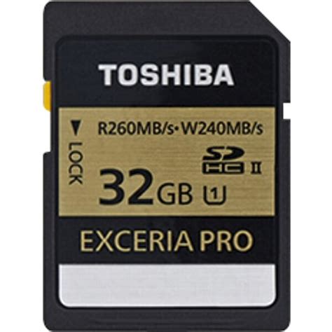 Toshiba Exceria Pro Uhs Ii Sd Speicherkarten Schreiben Mb S