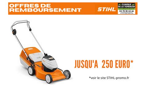 Rma Promo Stihl Clinique Tondeuse