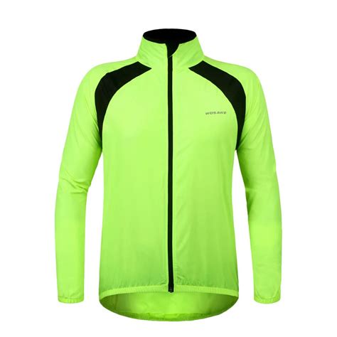 Wosawe Jersey De Ciclismo Impermeable Chaqueta De Lluvia Cortavientos