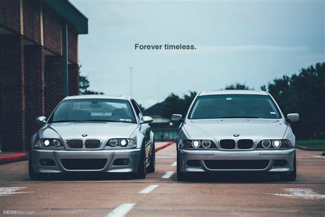 E46 M3 And E39 530i Both Timeless Designs Bmw E39 Touring Bmw E39 Bmw