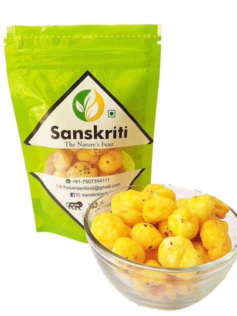 Buy Sanskriti Roasted Makhana Cheese Flavour Fox Nuts Flavored