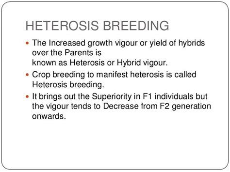 Plant Breeding Methods