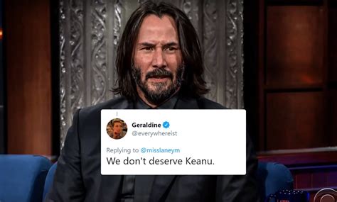 Keanu Reeves' Thoughts On Life After Death Stunned Stephen Colbert And ...