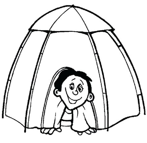 Camping Tent Coloring Page at GetColorings.com | Free printable ...