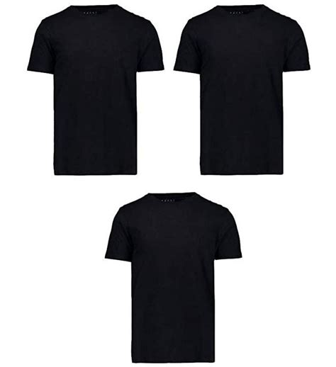 32 Degrees Cool Mens Tee Shirt Short Sleeve Quick Dry Crew Neck Black3pack M