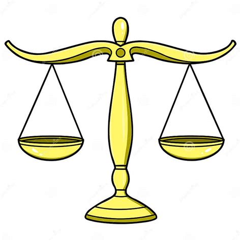 Legal Scales Of Justice Stock Vector Illustration Of Balance 72946093