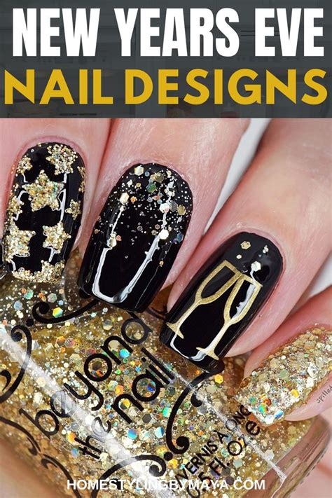 New Years Nail Art New Years Nail Designs New Years Eve Nails Nails