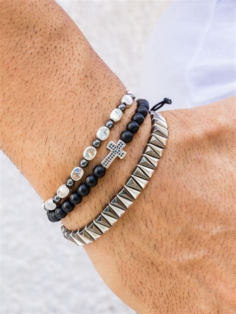 Bracelets Mens Bracelets Stacking Bracelet Men Christina