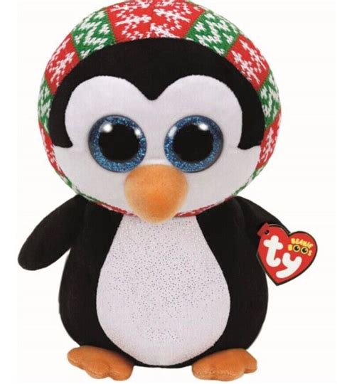 Ty Beanie Boos Penelope The Holiday Penguin Inch New Mint With