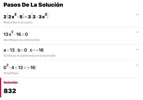 resolver las siguientes ecuaciones cuadráticas incompletas 2 2x² 5 3 2