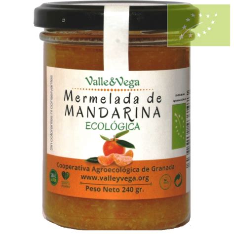 Mermelada de Mandarina ecológica Valle y Vega