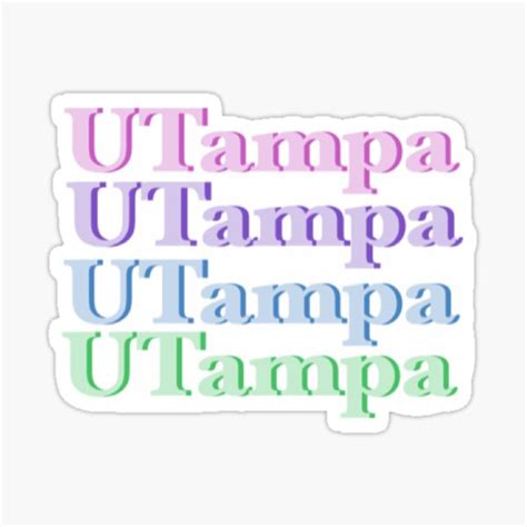 Pastel Utampa Sticker For Sale By Hope Fish Redbubble