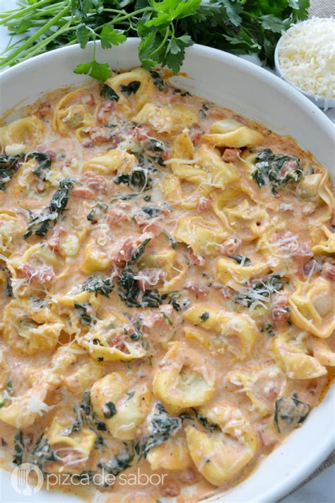 Pasta Con Salsa Cremosa De Tomate Pizca De Sabor