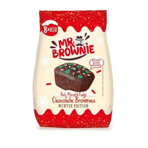 Mr Brownie Winter Edition Brownies mit Schokostückchen 200g