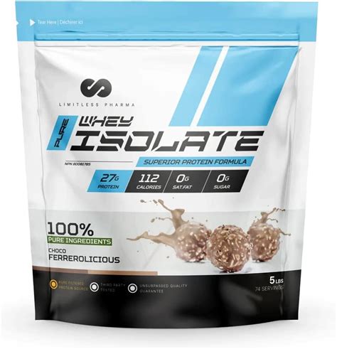 Amazon Limitless Pharma Pure Whey Isolate Grams Of Protein